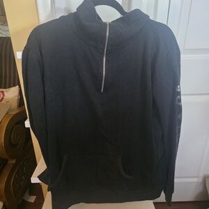 Victoria's Secret Black Zip Up Sweater